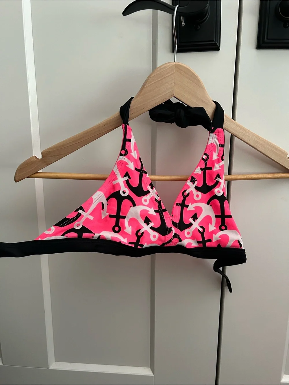Justice Neon Pink Bikini Top and bottom